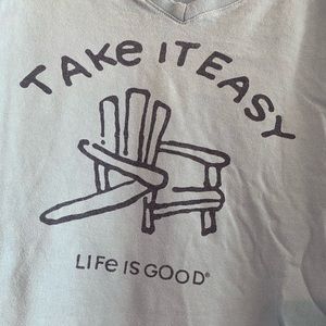Life is Good T-shirt (light blue)
